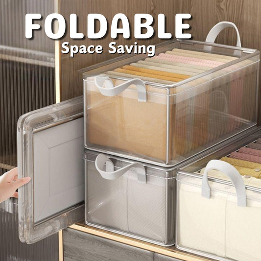 PVC Foldable Storage Box Waterproof Wardrobe Organizer Box Clothes Closet Storage Box
