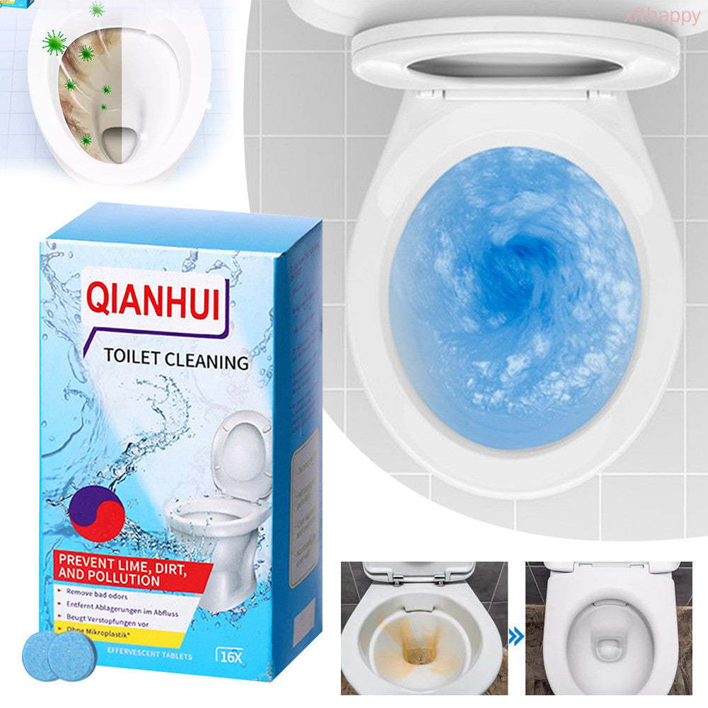 (READYSTOCK) Bathroom Fresheners Effervescent Tablets Odor Free Toilet Deodorizer Tablets For Kitchen 马桶清洁片