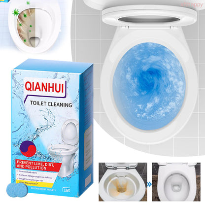 (READYSTOCK) Bathroom Fresheners Effervescent Tablets Odor Free Toilet Deodorizer Tablets For Kitchen 马桶清洁片