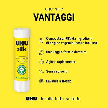 UHU Glue Stic 8.2g 21g 40g UHU Stic 100% Genuine UHU Made in Germany Genuine Product UHU Stic