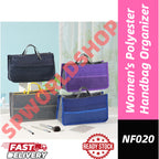 READY STOCK!!! Women's Polyester Handbag Organizer Insert Large Capacity Travel Makeup Storage Bag NF020 手提轻便大容量化妆包