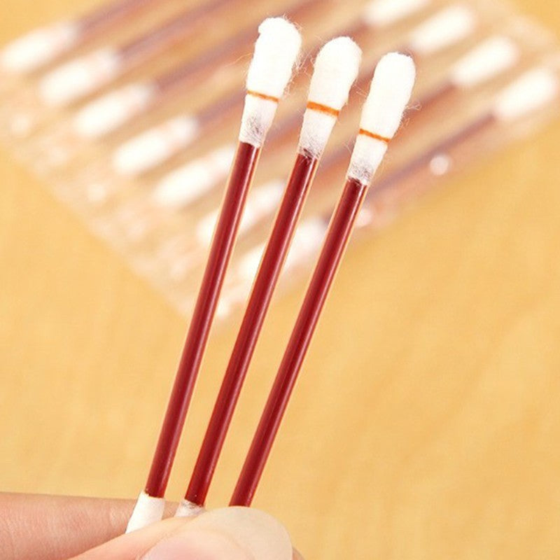 (READYSTOCK) Disposable Double Portable Cotton Swabs Emergency Iodophor Alcohol Wipe Swab Sticks 伏酒精消毒棉