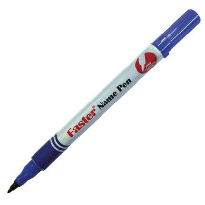 【10-PCS】 Faster Name Pen M-F-NP FINE 1.0mm Permanent Marker Pen