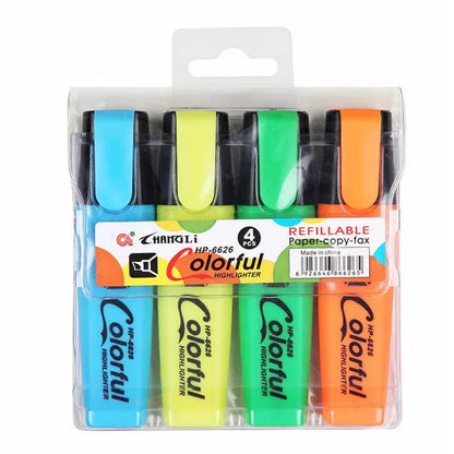 【4in1】 Changli Colorful Highlighter #Changli #HP-6626 #Highlighter #YM-6626 #Colorful #4in1