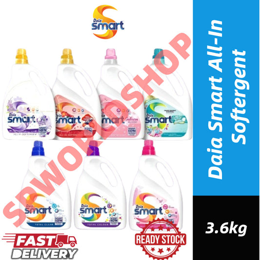 【READY STOCK】Daia Smart All-In Softergent Liquid Detergent 3.6kg