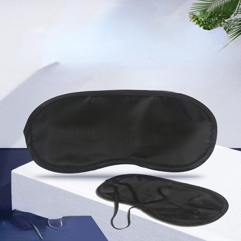 (READYSTOCK) Black Sleep Mask Natural Sleeping Eye Mask Eyeshade Cover Shade Eye Patch 黑色睡眠眼罩