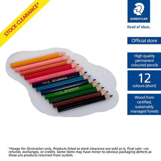STAEDTLER Luna Color Pencil / Pensil Warna Color Pensil 12Color(Short/Long)/24Color(Long)