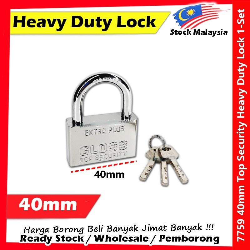 Heavy Duty Security Lock Padlock / Solid Brass Stainless Steel Padlock / Mangga Kunci / 锁头 #Brass #Solid #Padlock #Lock