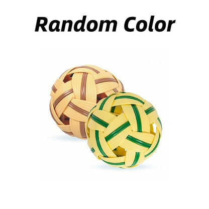 Bola Sepak Takraw / Sepak Raga / Takraw Ball TKO-1 / Hijau Kuning / Brown Marathon Thailand
