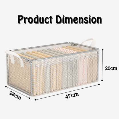 PVC Foldable Storage Box Waterproof Wardrobe Organizer Box Clothes Closet Storage Box