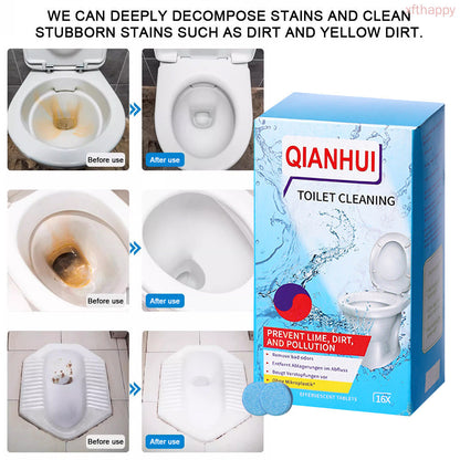 (READYSTOCK) Bathroom Fresheners Effervescent Tablets Odor Free Toilet Deodorizer Tablets For Kitchen 马桶清洁片