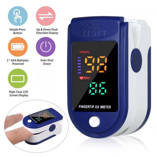 READY STOCK!!!Portable Finger Oximeter Fingertip Pulse Medical Sleep Monitor Heart Rate Spo2 Pulse LK87