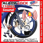 Alarm Lock Security Lock Anti-Theft Siren Alarm Padlock Door / Motorcycle / Bike Bicycle / Car Kunci Berbunyi #防盗警报锁1701