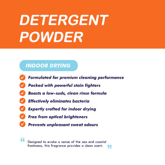[READY STOCK] HERO 99 Detergent Powder 2.1KG | Powerful Stain Removal | Fresh Scent Laundry Detergent