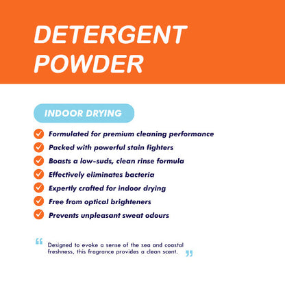 [READY STOCK] HERO 99 Detergent Powder 2.1KG | Powerful Stain Removal | Fresh Scent Laundry Detergent