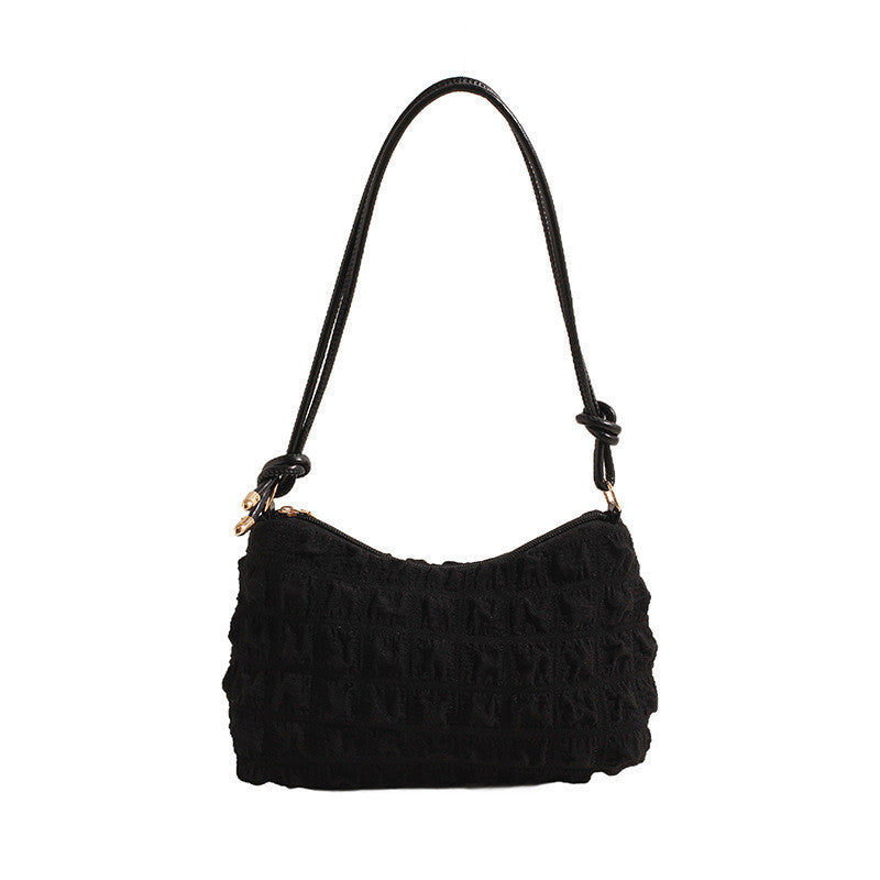 Korean Style Bubble Sling Bag B03140 | Soft Padded Crossbody Bag | Cute & Versatile Travel Shoulder Bag | Beg Murah Cantik 云朵包 泡泡纹 腋下斜挎两用 少女感