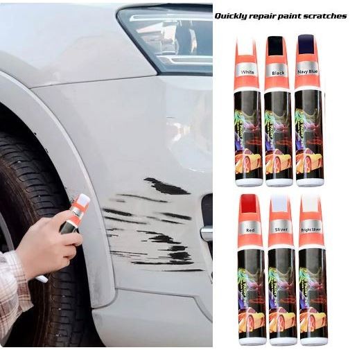 (READYSTOCK) Car Coat Paint Pen Touch Up Clear Scratches Fix It Repair Pro Remover Tool 12ml 汽车划痕修复补漆笔 透明修补漆 | 轻松修复刮痕