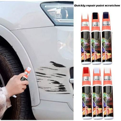 (READYSTOCK) Car Coat Paint Pen Touch Up Clear Scratches Fix It Repair Pro Remover Tool 12ml 汽车划痕修复补漆笔 透明修补漆 | 轻松修复刮痕