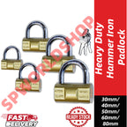 Baoli Lock Heavy Duty Hammer Iron Padlock Lock Baoli Baresi Italy Security Pad Lock Mangga Pintu VIRO 重型锤铁挂锁 排锁 锁头