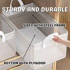 PVC Foldable Storage Box Waterproof Wardrobe Organizer Box Clothes Closet Storage Box