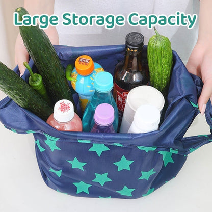 (READYSTOCK) Foldable Shopping Bag Folding Recycle Bag Reusable Custom Waterproof Grocery Bag-N038/N039/N040 环保袋