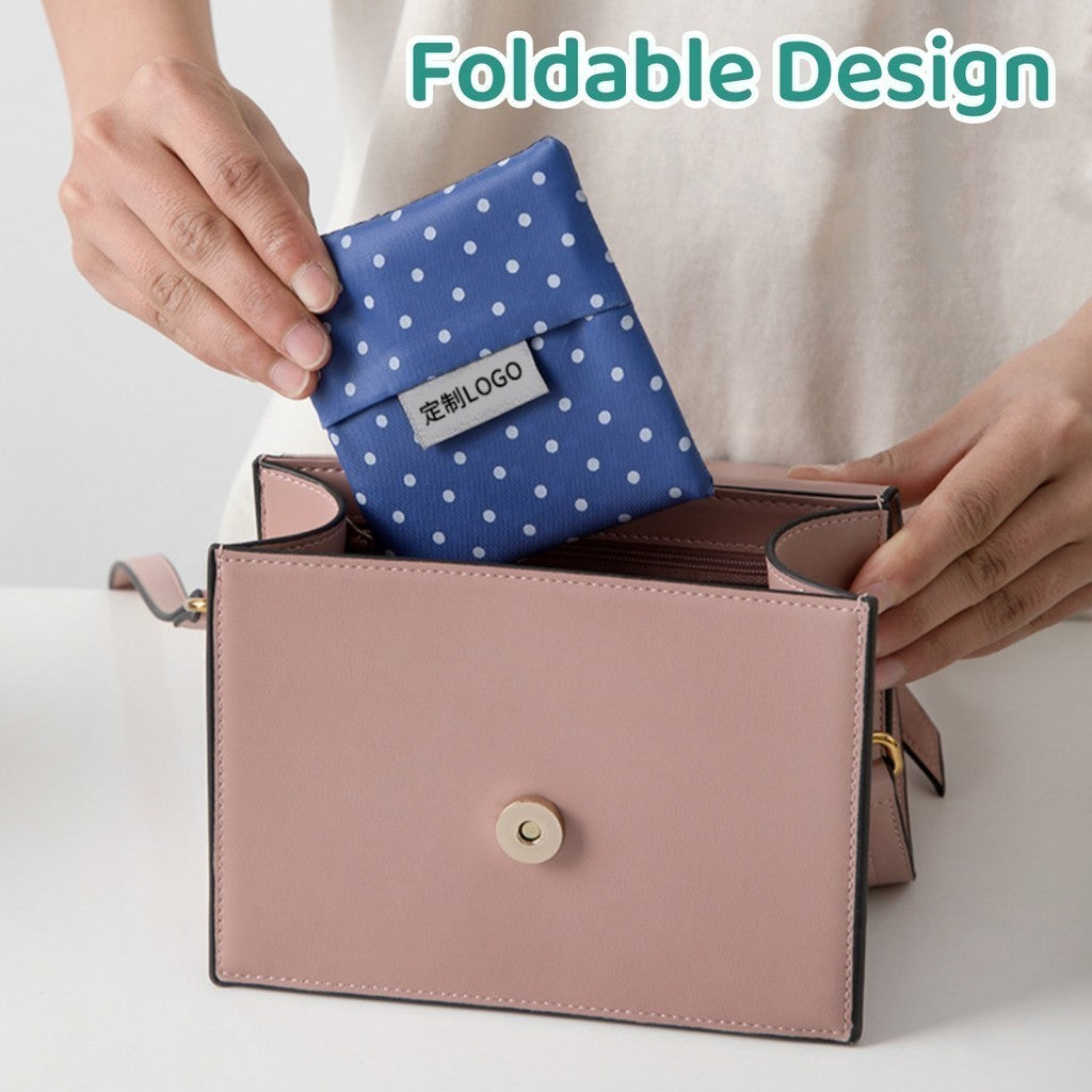 (READYSTOCK) Foldable Shopping Bag Folding Recycle Bag Reusable Custom Waterproof Grocery Bag-N038/N039/N040 环保袋
