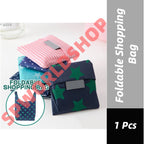 (READYSTOCK) Foldable Shopping Bag Folding Recycle Bag Reusable Custom Waterproof Grocery Bag-N038/N039/N040 环保袋