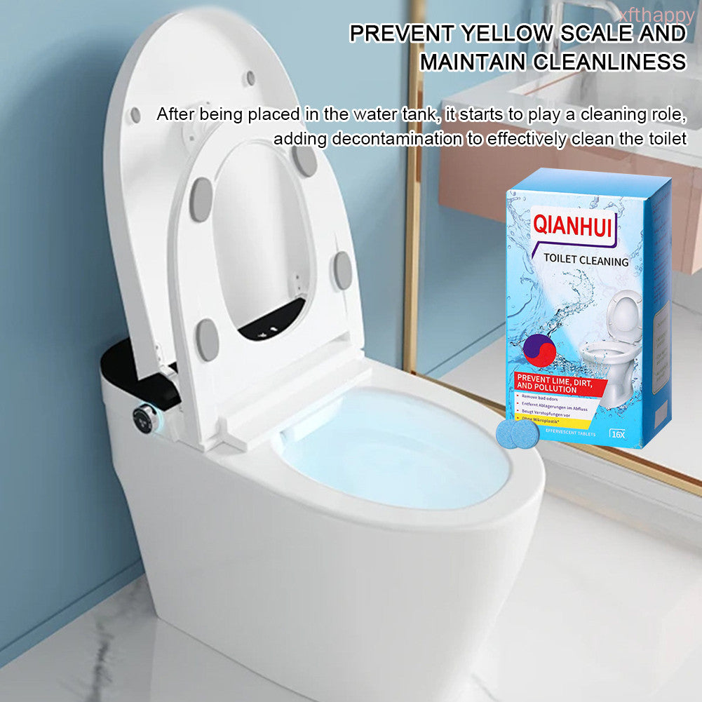 (READYSTOCK) Bathroom Fresheners Effervescent Tablets Odor Free Toilet Deodorizer Tablets For Kitchen 马桶清洁片