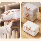 (READYSTOCK) PVC Transparent Storage Bag Waterproof Beg  Quilt Storage Bag Moving Packing Bag Blanket Storage PVC透明收纳袋