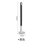 (READYSTOCK) Silicone toilet brush golf brush head double-sided no dead angle soft hair bathroom  toilet brush 硅胶马桶刷