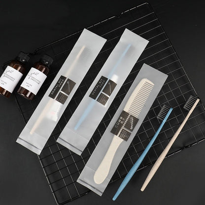 (READYSTOCK) Disposable Hotel Toiletries Set Toothbrush  Comb Shower Cap Care Package Shampoo Shower Gel Soap 酒店一次性用品