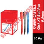 【10-PCS】Faber Castell Click X5 Ball Pen 0.5mm X 10-PCS #Faber-Castell #Click #X5 #0.5mm #1425