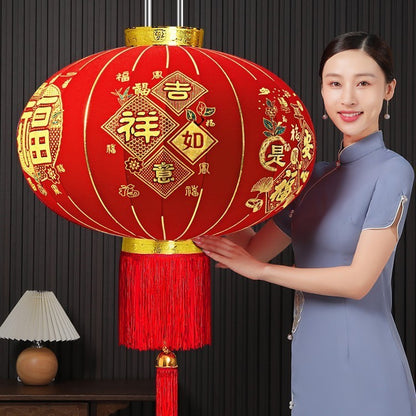 【买一送一】2025新款荣华富贵大红灯笼户外阳台别墅大门口一对过新年春节装饰