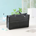 READY STOCK!!! Women's Polyester Handbag Organizer Insert Large Capacity Travel Makeup Storage Bag NF020 手提轻便大容量化妆包