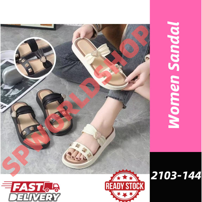 READY STOCK!!! Women's Shoes  Sandal Kasut Perempuan Selipar Casual 2103-144