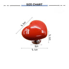 (READYSTOCK) Color Heart Shaped Toilet Press Creative Toilet Sink Button  Fashion Love Heart Button 彩色爱心马桶冲水按钮