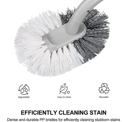 (READYSTOCK) Japanese S-Shaped Toilet Brush No Dead Corner Cleaning Brush 日本S型马桶刷