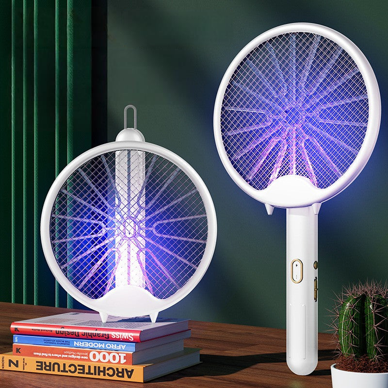 READY STOCK‼️ Foldable Electric Mosquito Racket | Rechargeable Mosquito Swatter | High Voltage  可折叠电蚊拍 | 充电式灭蚊拍