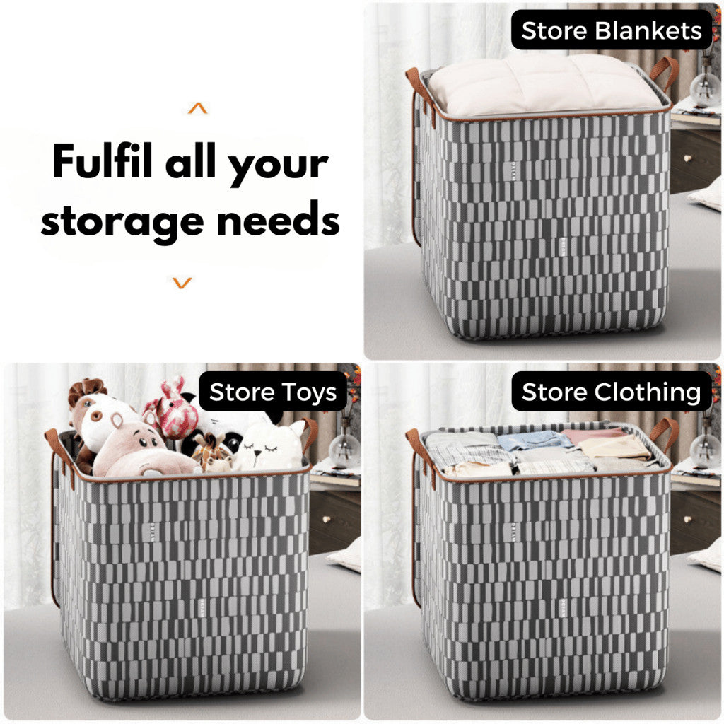 (READYSTOCK) Foldable Clothes & Blanket Storage Bag | Large Capacity 100L-210L 可折叠衣物被子收纳袋