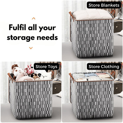 (READYSTOCK) Foldable Clothes & Blanket Storage Bag | Large Capacity 100L-210L 可折叠衣物被子收纳袋