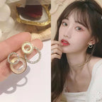 (READYSTOCK) Korean Style Earrings for Women Trending Silver 925 Versatile   Fashion Design Luxury Jewelry-ER 韩版925银耳环