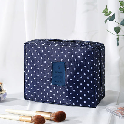 READY STOCK Polyester Cosmetic Bag Make Up bag kits Storage Travel Wash pouch Travel Cosmetic Make Up bag NF028 防水化妆品收纳包