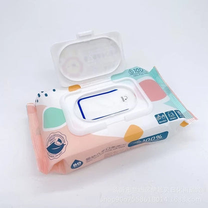 【80-Keping】 Baby Wet Tisu Wipes Tisu Basah Bayi【Non Alcohol】80pcs Per Pack Wet Tissue Tisu Basah 【PH-5.5】#卸妆 #婴儿湿纸巾 #湿纸巾