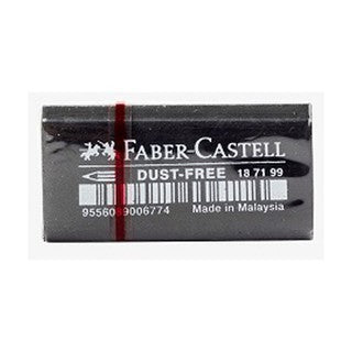 【Buy10Free2】Faber-Castell Black Dust-Free Eraser 1pek=12pcs #Faber-Castell#Black #Dust-Free #Eraser -E187049