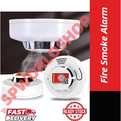 Standalone Smoke & Fire Alarm – Photoelectric Sensor, Wireless, Long Battery Life, Ideal for Home Protection 火灾探测警报器