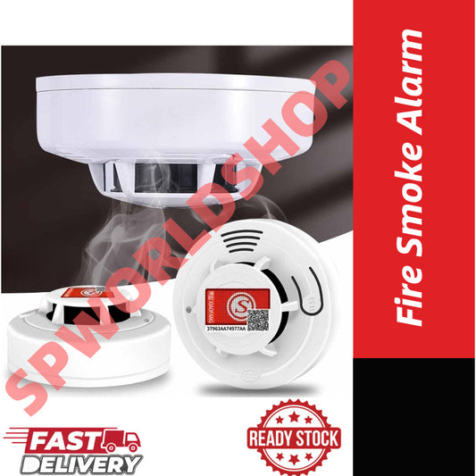 Standalone Smoke & Fire Alarm – Photoelectric Sensor, Wireless, Long Battery Life, Ideal for Home Protection 火灾探测警报器