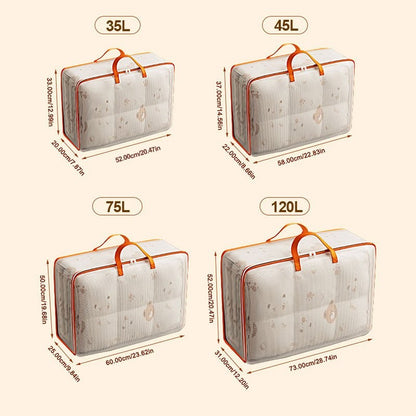 (READYSTOCK) PVC Transparent Storage Bag Waterproof Beg  Quilt Storage Bag Moving Packing Bag Blanket Storage PVC透明收纳袋