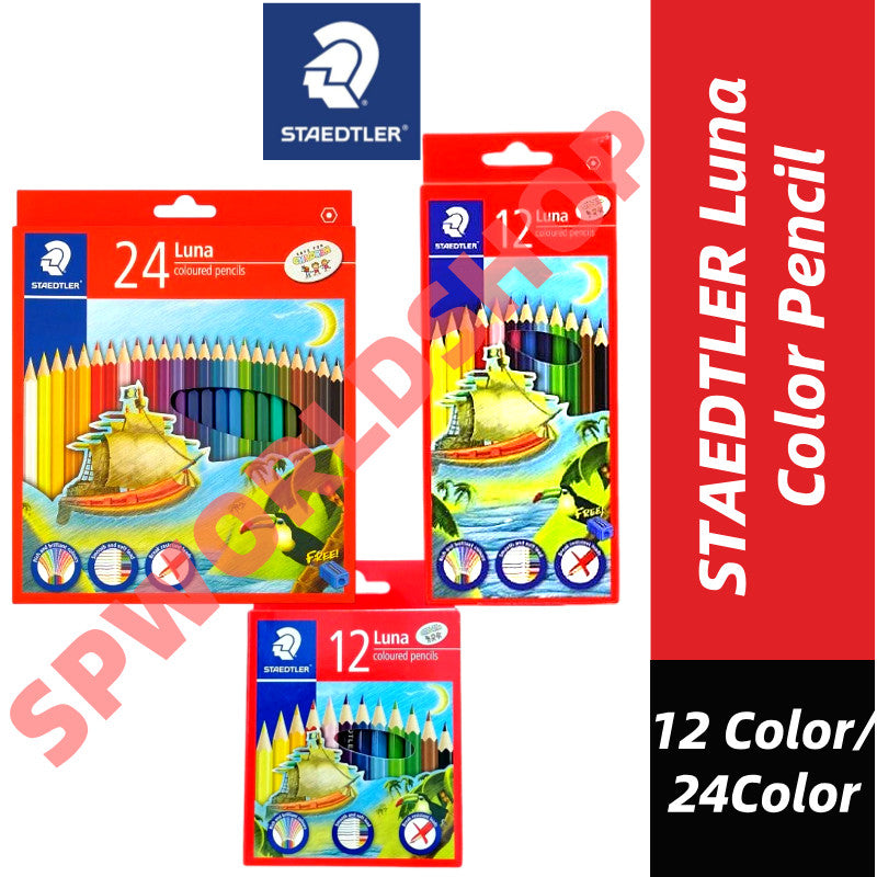 STAEDTLER Luna Color Pencil / Pensil Warna Color Pensil 12Color(Short/Long)/24Color(Long)