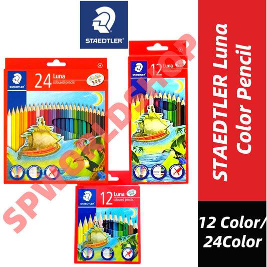 STAEDTLER Luna Color Pencil / Pensil Warna Color Pensil 12Color(Short/Long)/24Color(Long)