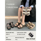 READY STOCK!!!Women's Shoes  Sandal Kasut Perempuan Selipar Casual Muslimah Style 8866-5
